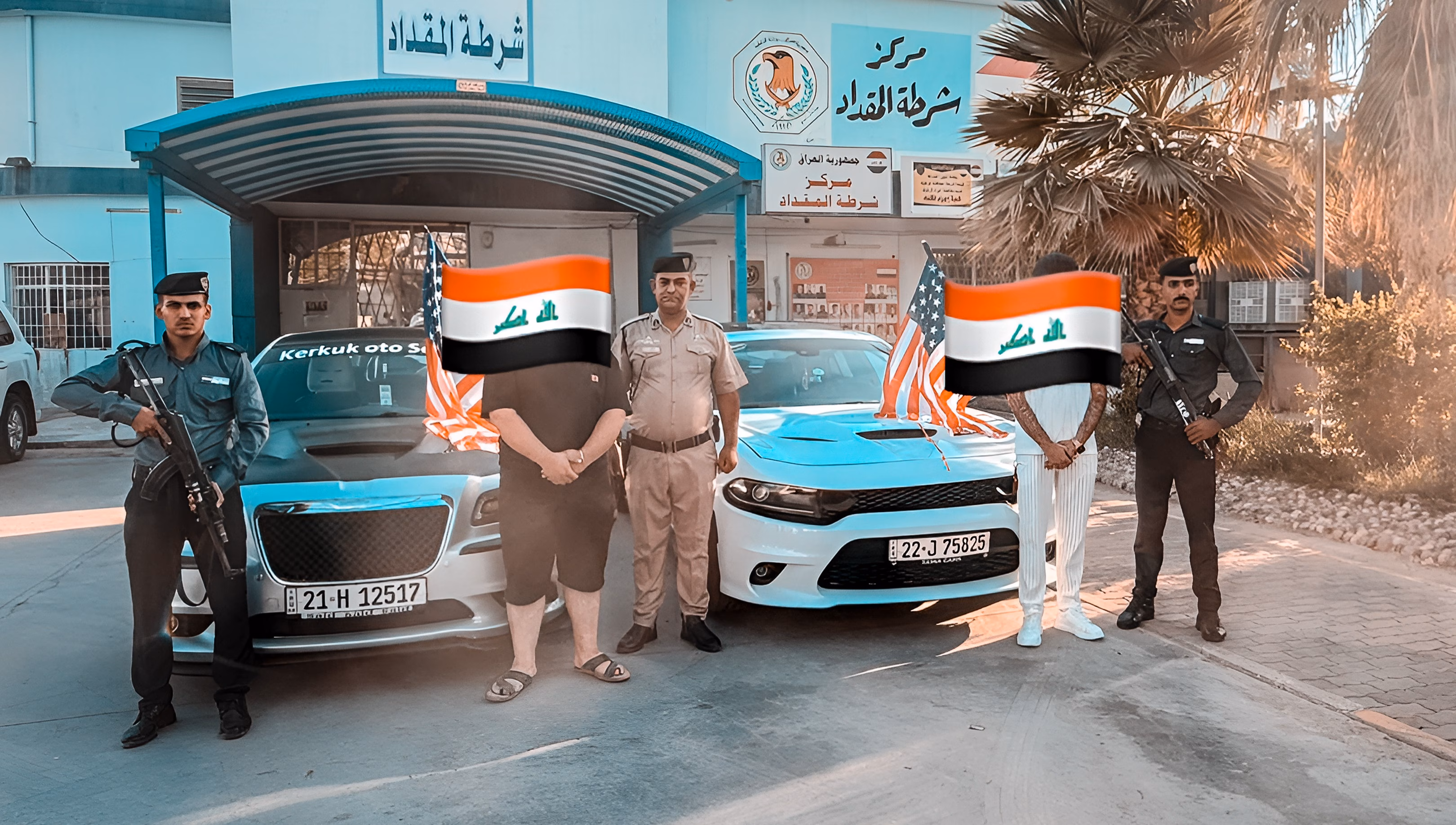 به‌هۆی هەڵکردنی ئاڵای ئەمەریکا دوو گەنجی کورد لە کەرکووک دەستگیرکران