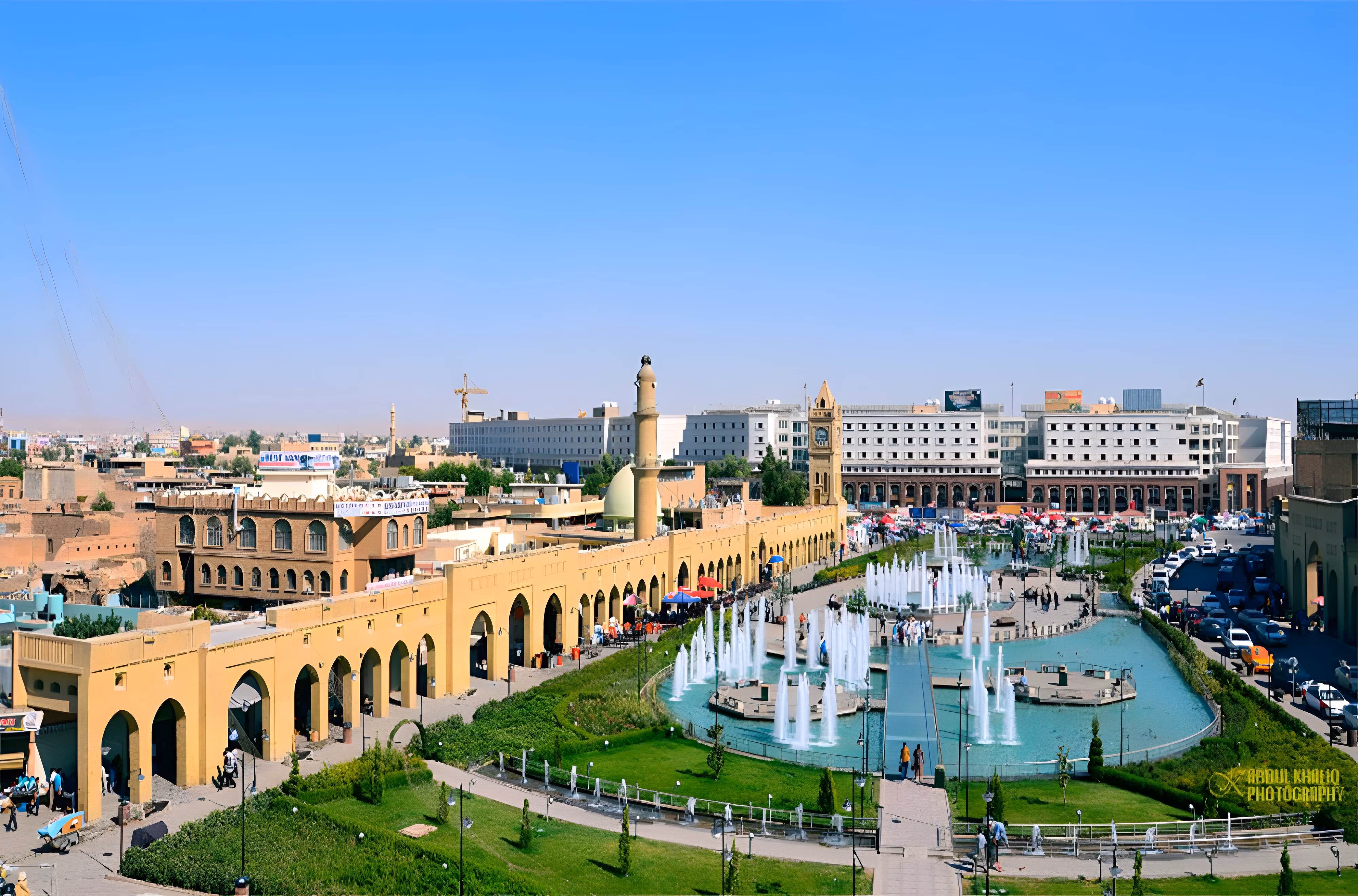 نیوه‌ی ئاسمانی هه‌ولێر پاكبووه‌ته‌وه‌