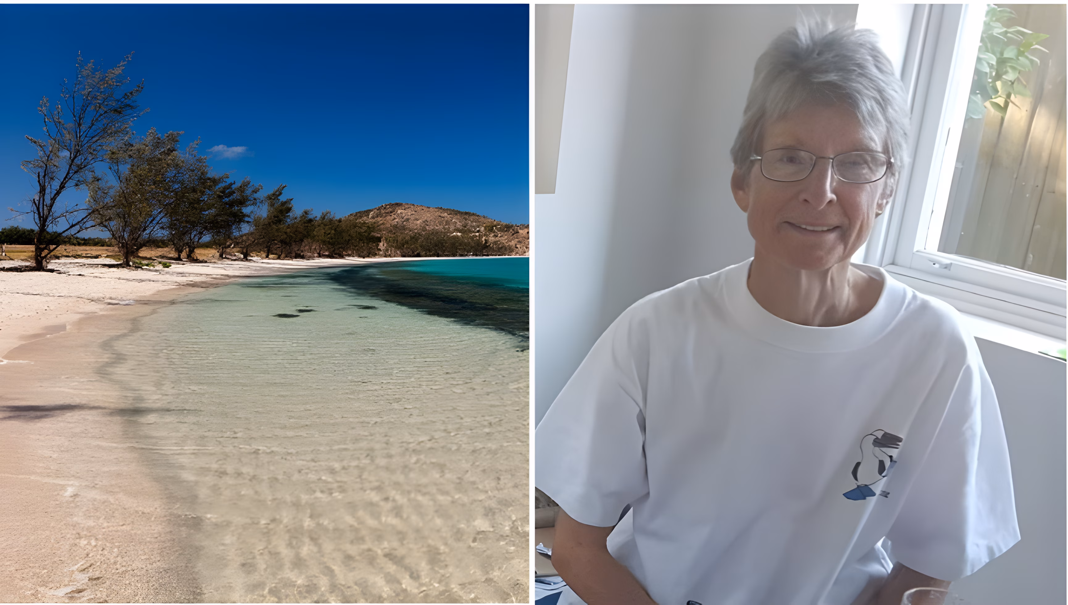 کەشتییەک ژنێکی 80 ساڵانی لە دوورگەیەک بە هەڵە جێ هێشت