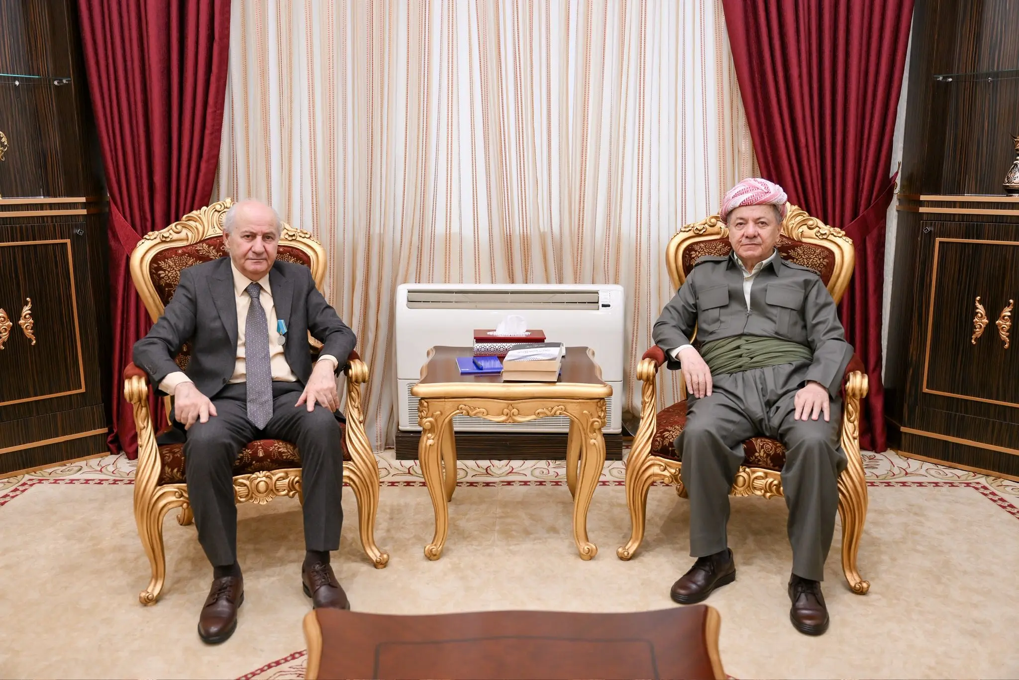 سەرۆک بارزانی پێشوازی لە ڕەشاد میران کرد