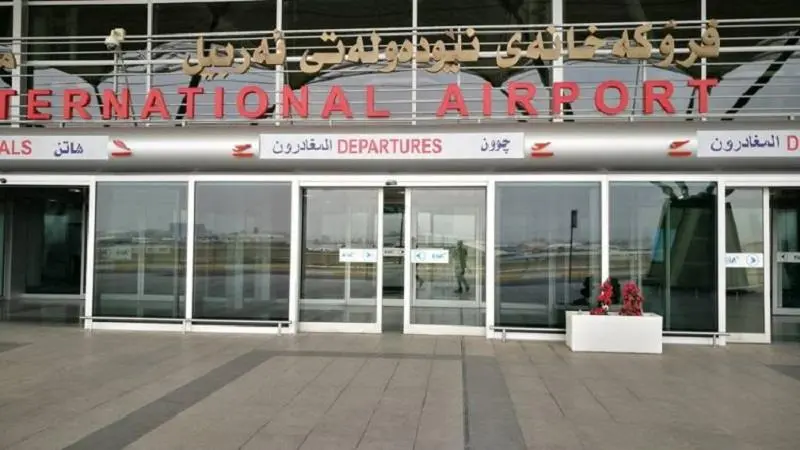 شەقامی هاتنە دەرەوە لە فڕۆکەخانەی هەولێر دادەخرێت