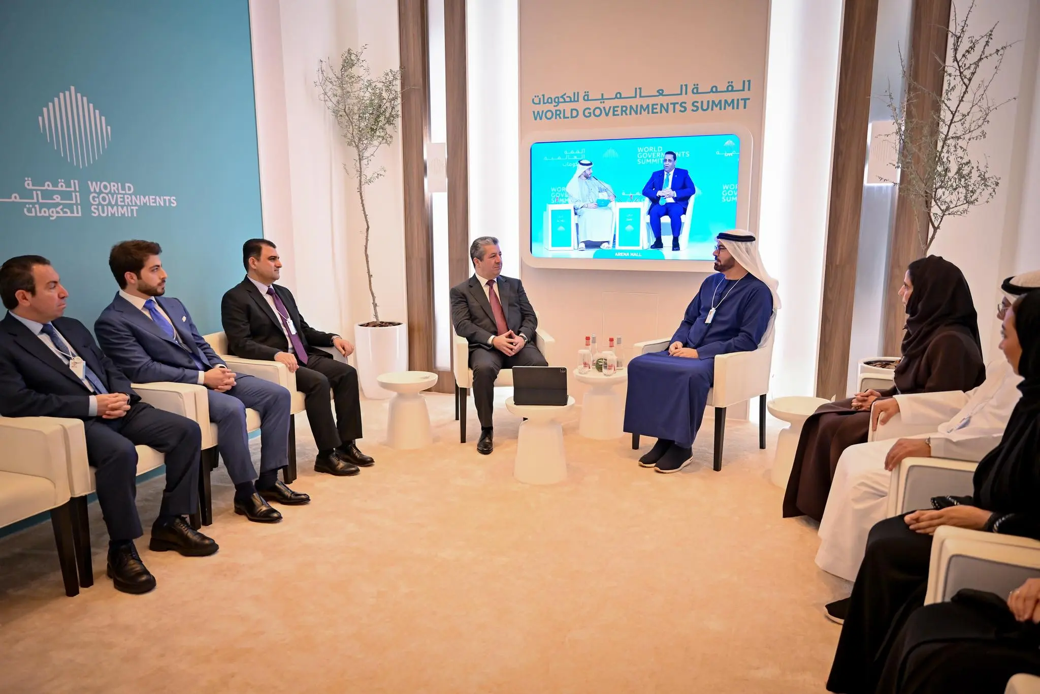 سه‌رۆكوه‌زیران مه‌سرور بارزانی پیرۆزبایی له‌ سه‌ركه‌وتنی لووتکەی جیهانیی حکومەتەکان ده‌كات