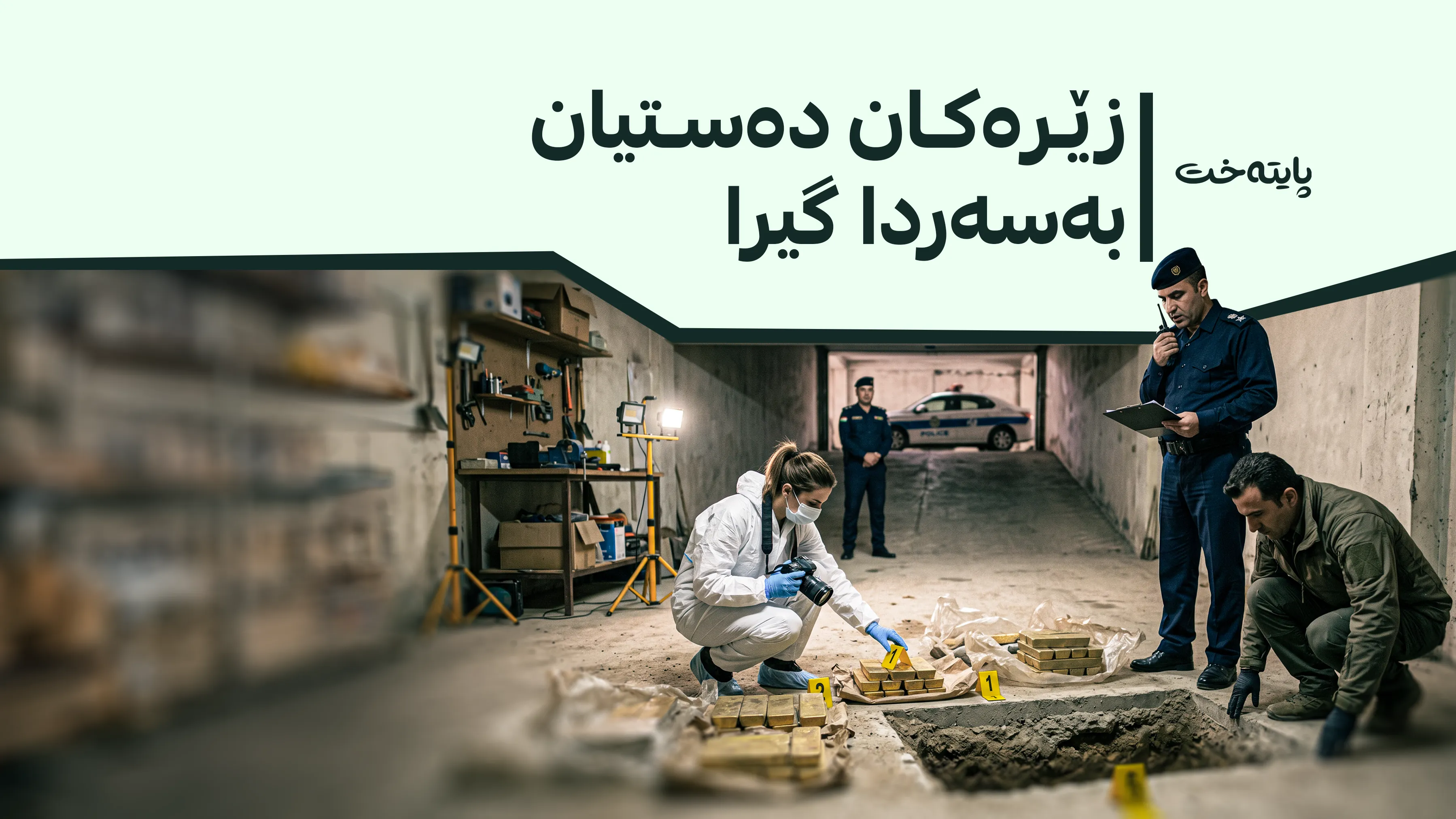  گەورەترین خەزێنەی زێڕیان شاردووەتەوە