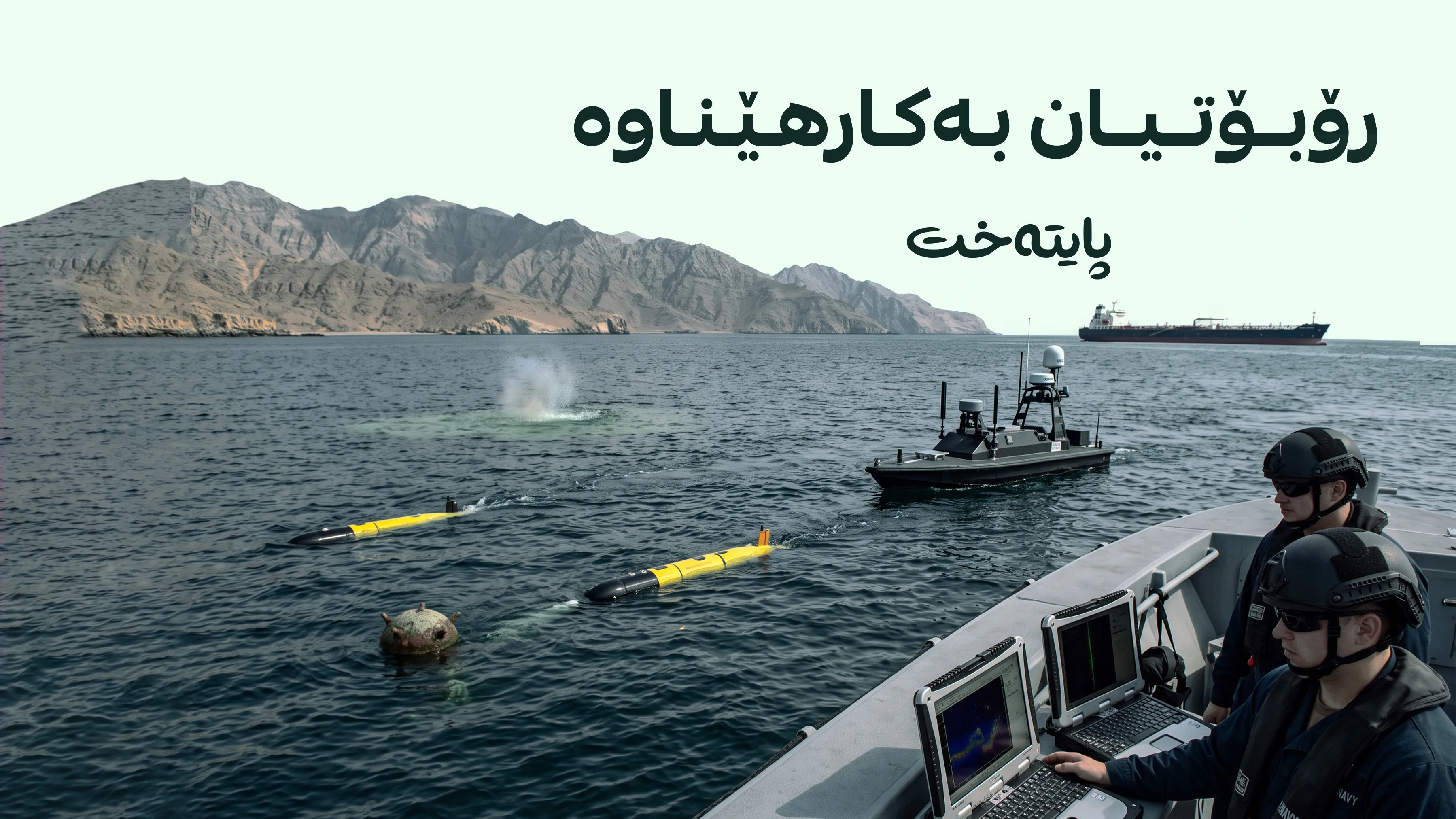 ئه‌مریكا به‌ نهێنی گه‌رووی هورمزی له‌ مین پاکكرده‌وه‌ 