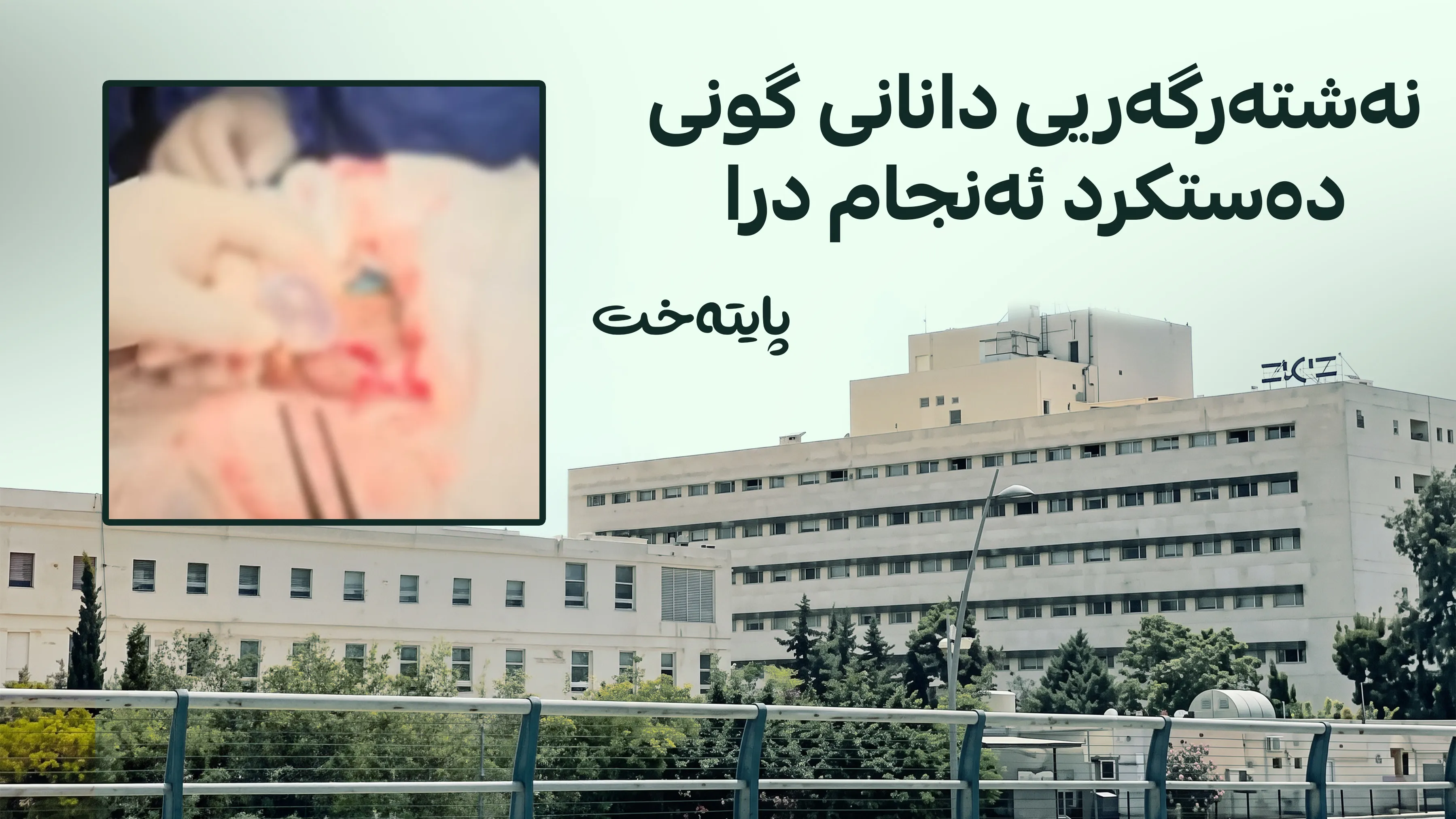 بۆ یەکەم جار نەشتەرگەریی دانانی گونی دەستکرد ئەنجام درا