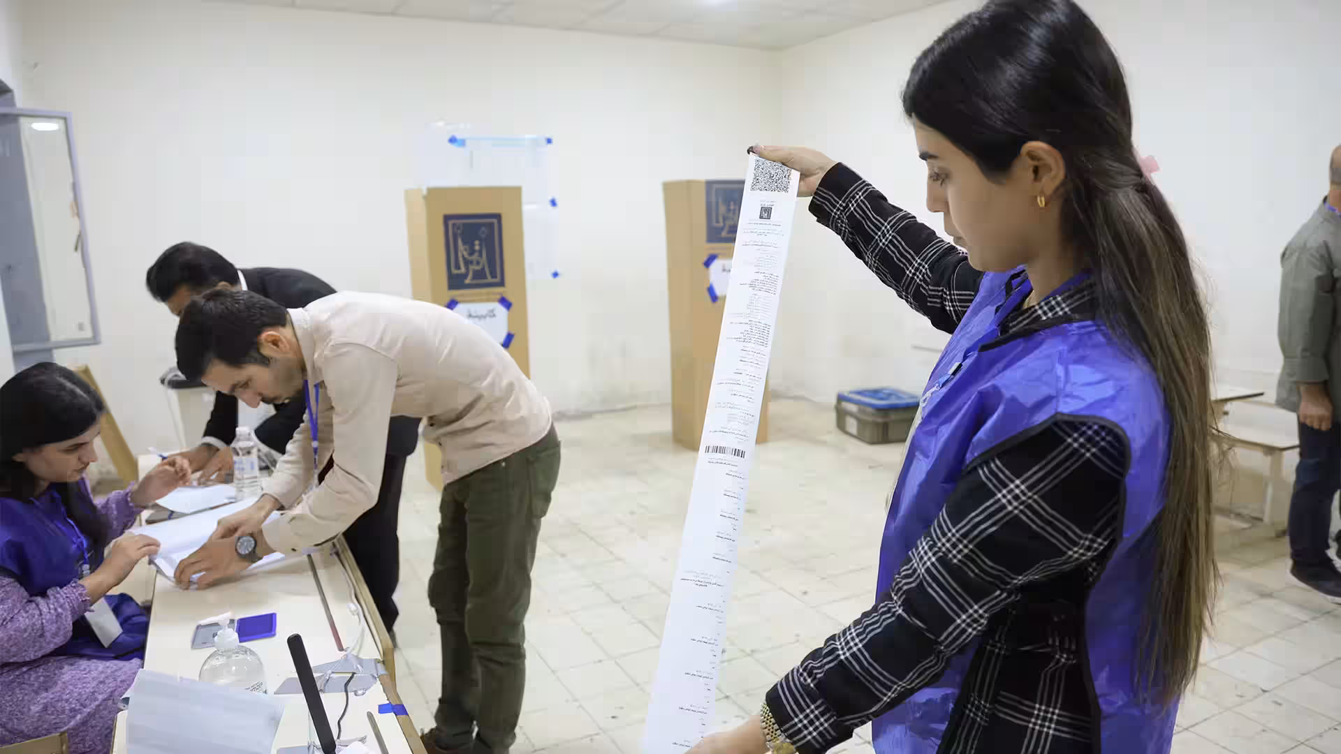 ناوی کارمەندانی سەر سندووقی دەنگدان بڵاوکرایەوە