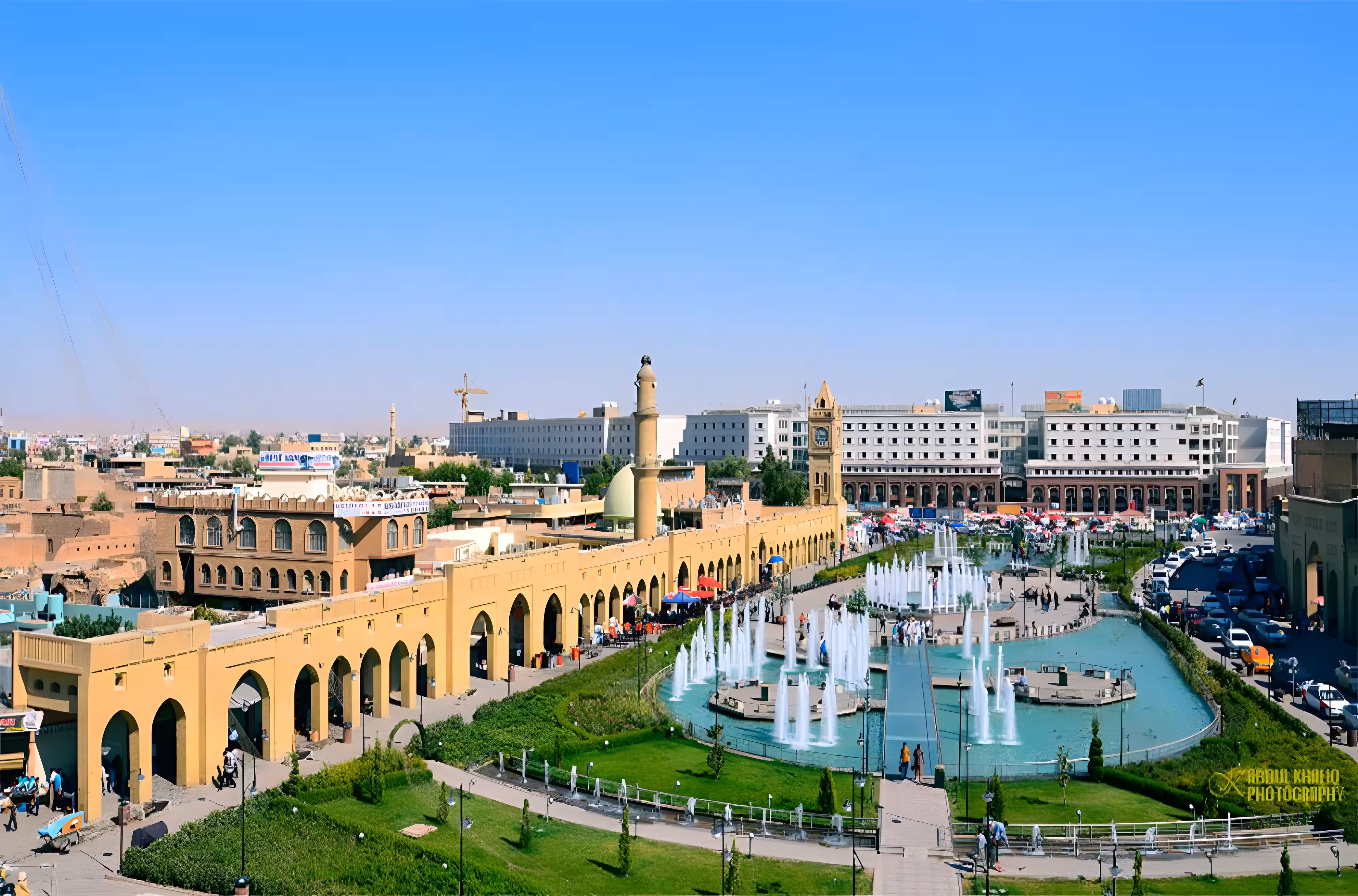 نیوه‌ی ئاسمانی هه‌ولێر پاكبووه‌ته‌وه‌