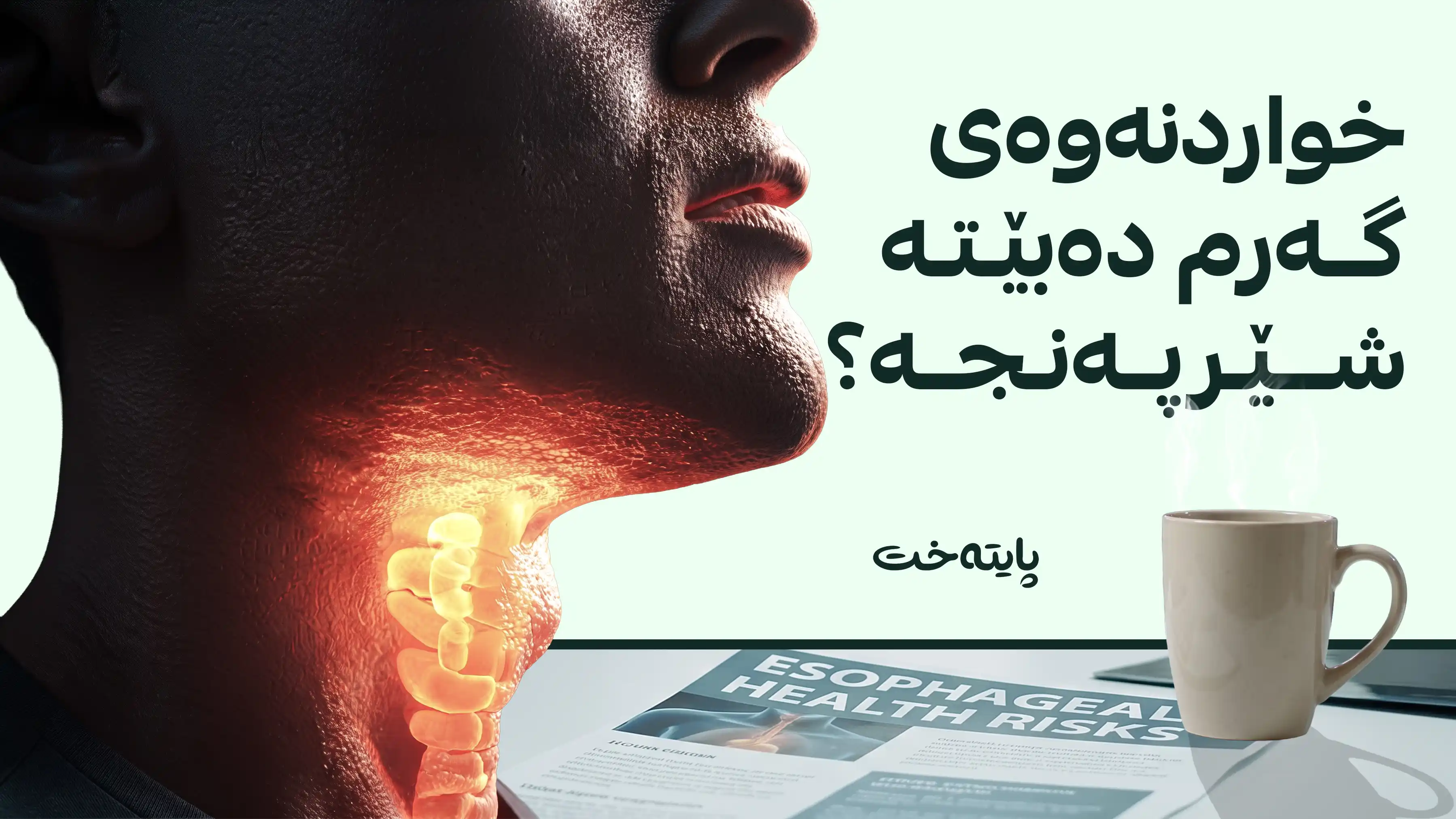 توێژەران لەبارەی خواردنەوەی شلەمەنییە زۆر گەرمەکانەوە هۆشداری دەدەن